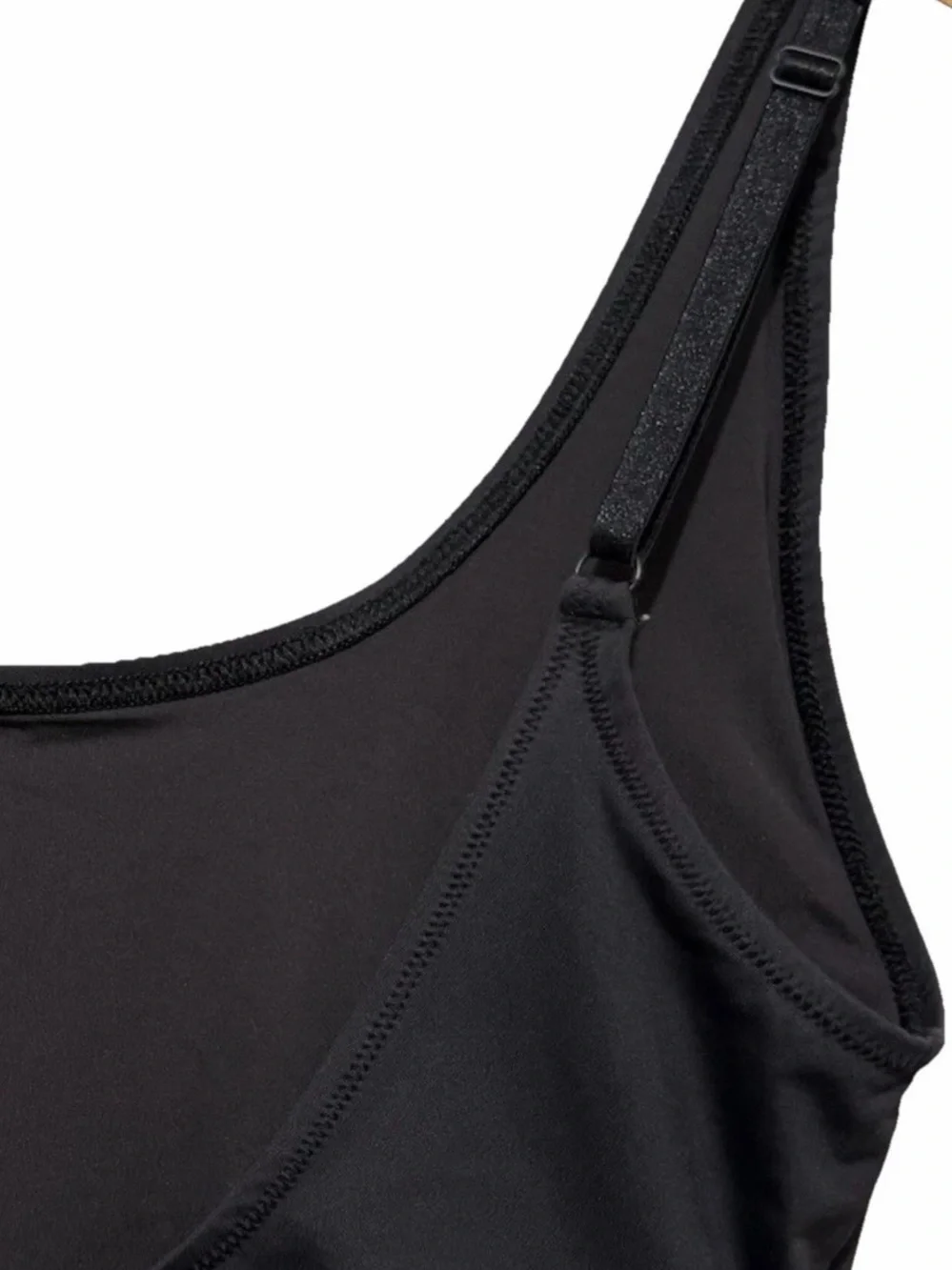 SKIMS Signature Swim Scoop Neck One-Piece | Onyx | XL | NWT